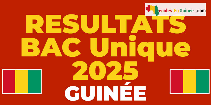 Tous les résultats du BAC Unique 2025 en Guinée